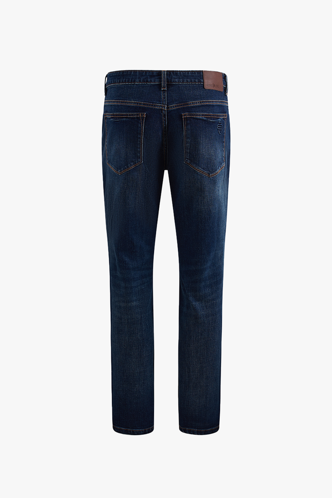 Quần Jean Nam Ống Col Đứng – Cotton 100% Mềm Mịn, Thoáng Mát