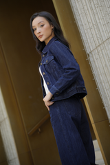Áo Khoác Jean Nữ Ôm Vừa Cotton Denim Cao Cấp - Tôn Dáng Trẻ Trung Thời Thượng