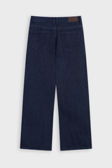 Quần Jean Nữ Ống Suông Vừa Cotton Denim Cao Cấp - Cạp Cao Hack Dáng Thon Gọn Tinh Tế