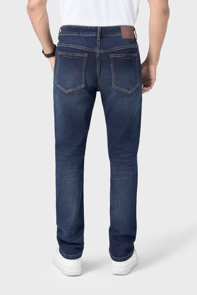Quần Jean Nam Ống Col Đứng – Cotton 100% Mềm Mịn, Thoáng Mát