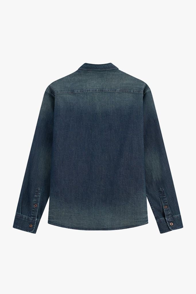 Áo Sơ Mi Jean Nam Dài Tay Form Ôm