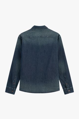 Áo Sơ Mi Jean Nam Dài Tay Form Ôm