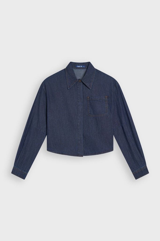 Áo Sơmi Jeans Nữ Dài Tay