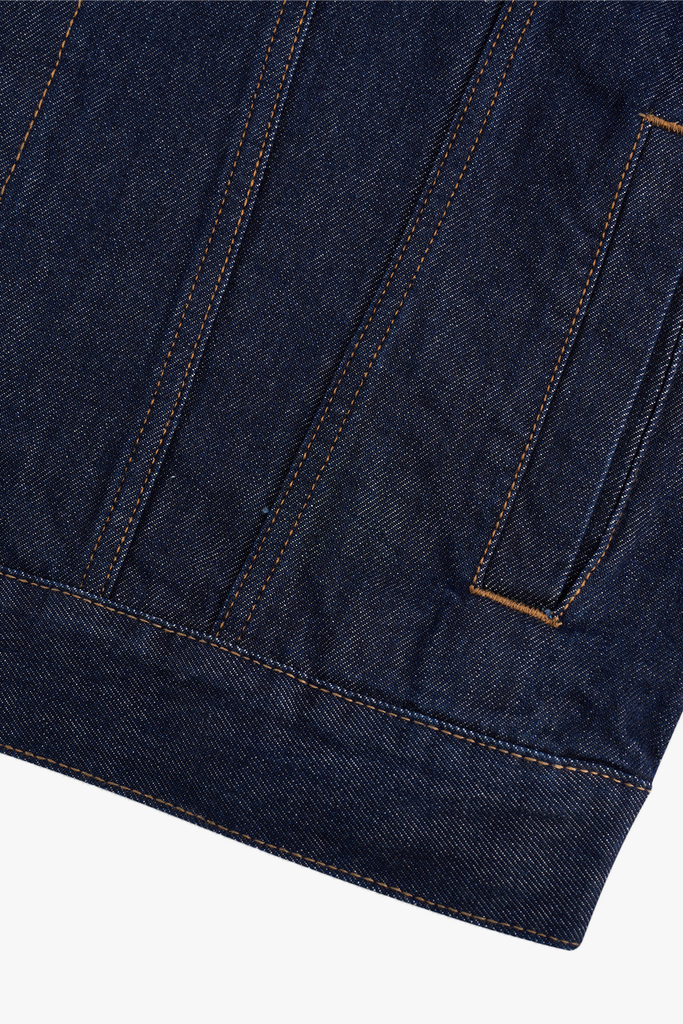 Áo Khoác Jeans Nam 1 Lớp Suông Vừa