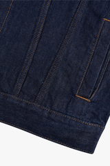 Áo Khoác Jeans Nam 1 Lớp Suông Vừa