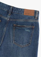 Quần Jean Nữ Dáng Suông Premium – Snow Wash Độc Bản