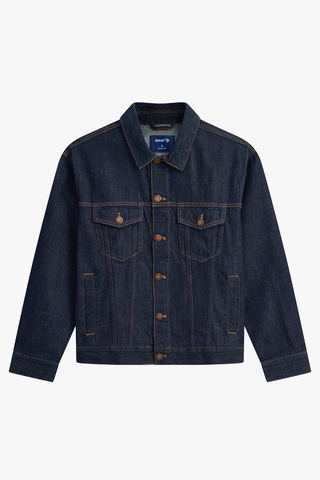 Áo Khoác Jeans Nam 1 Lớp Suông Vừa