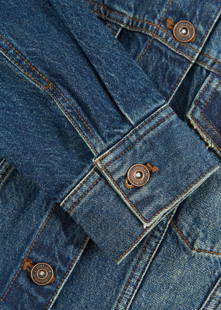 Áo Khoác Jean Nữ Premium – Snow Wash Độc Bản