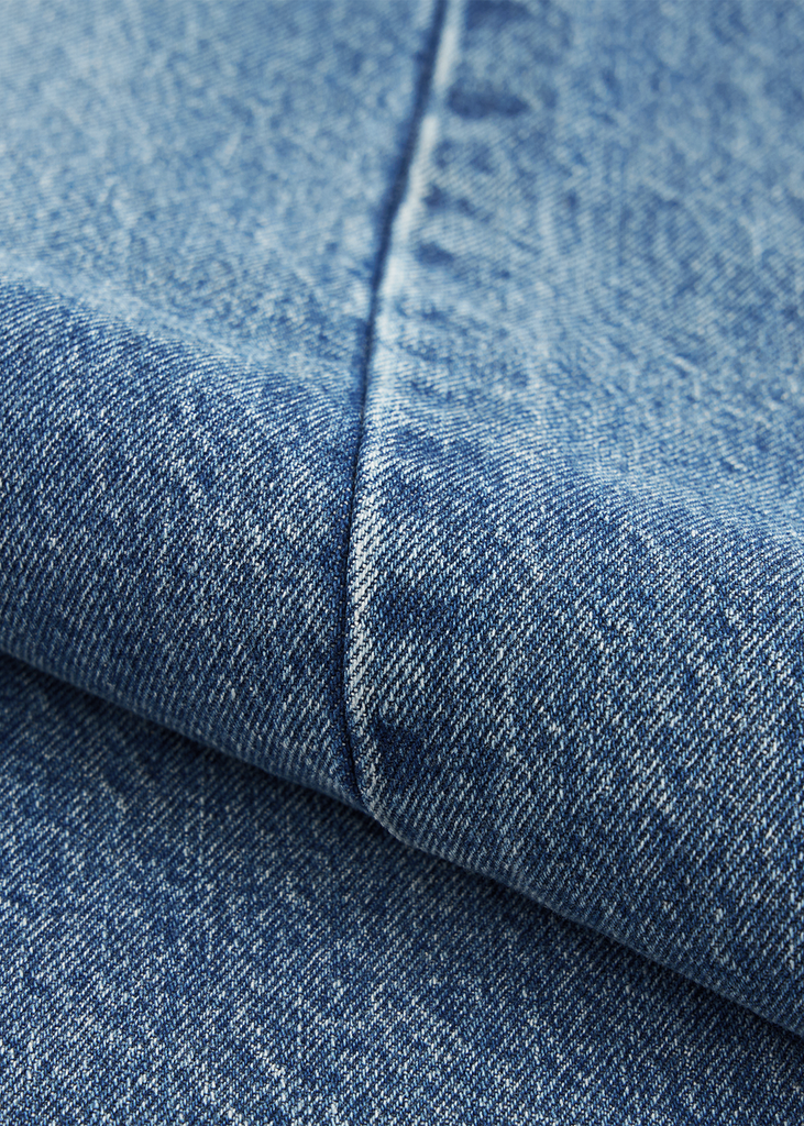 Quần Jean Nữ Ống Rộng Cạp Cao Luxury Denim - Phong Cách Trẻ Trung