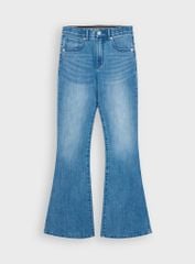 Quần Jeans Nữ Suông Vảy
