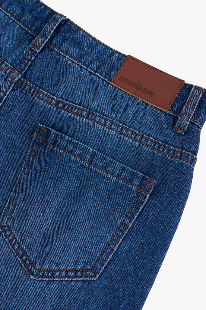Quần Dài Jeans Nữ Ống Suông