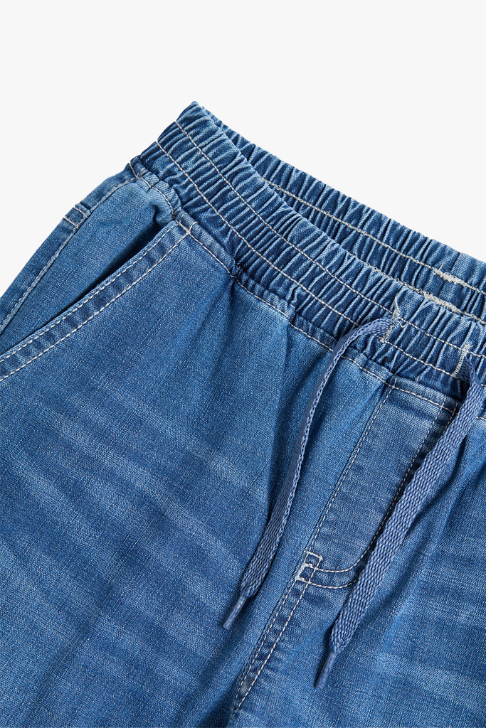 Quần Jean Bé Trai - Jogger Biker Gân Gối Co Giãn Năng Động