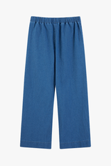 Quần Jean Nữ Ống Rộng Soft-Touch Denim Cao Cấp - Cạp Chun Hack Dáng Thoải Mái