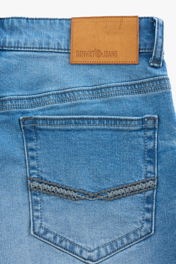 Quần Ngố Jeans Nam Ống Đứng - Phong Cách Trẻ Trung Năng Động