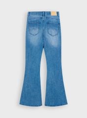 Quần Jeans Nữ Suông Vảy