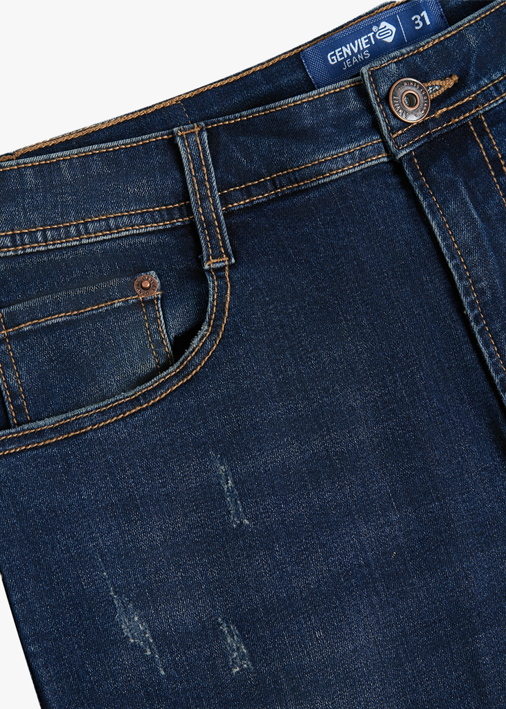 Quần Jean Nam Ống Col Đứng 08921