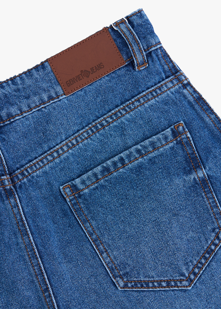 Quần Sooc Jeans Nữ Dáng A