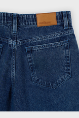 Quần Jean Nữ Ống Suông Denim Cotton Cao Cấp - Cạp Chun Co Giãn Thoải Mái, Hack Dáng