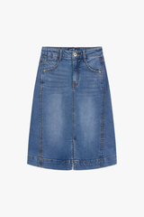 Chân Váy Jean Dài Juyp Nữ Dáng A