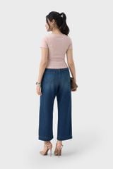 Quần Jean Nữ Ống Suông Cạp Cao - Tôn Dáng Trẻ Trung, Thoải Mái Mọi Lúc