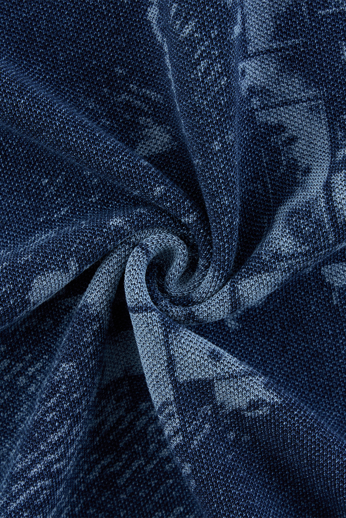 Áo Thun Nam Premium Denim Jersey - Họa Tiết Graphic Cực Chất, Mềm Mát