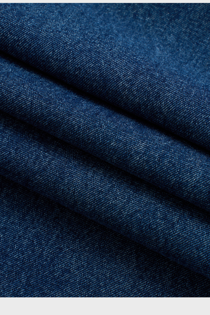 Quần Jean Nữ Ống Suông Denim Cotton Cao Cấp - Cạp Chun Co Giãn Thoải Mái, Hack Dáng