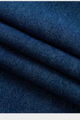 Quần Jean Nữ Ống Suông Denim Cotton Cao Cấp - Cạp Chun Co Giãn Thoải Mái, Hack Dáng
