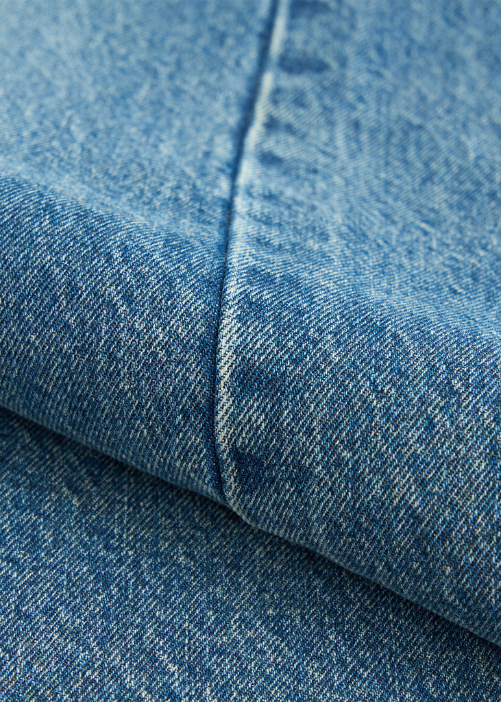Quần Jean Nữ Ống Rộng Cạp Cao Luxury Denim - Phong Cách Trẻ Trung