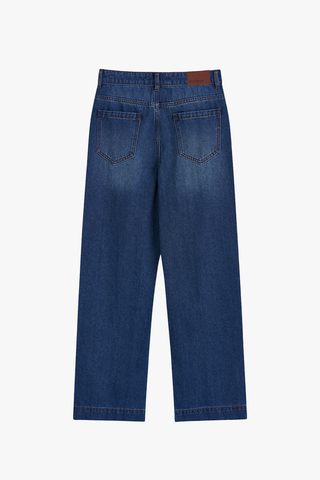 Quần Dài Jeans Nữ Ống Suông