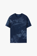 Áo Thun Nam Premium Denim Jersey - Họa Tiết Graphic Cực Chất, Mềm Mát
