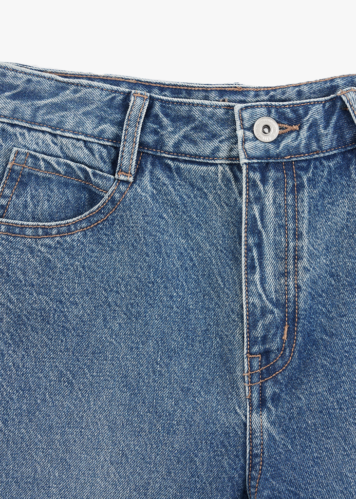Quần Jean Nữ Ống Rộng Cạp Cao Luxury Denim - Phong Cách Trẻ Trung