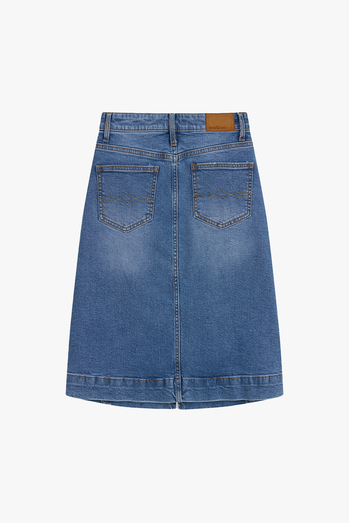 Chân Váy Jean Dài Juyp Nữ Dáng A