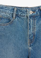 Quần Jean Nữ Ống Rộng Cạp Cao Luxury Denim - Phong Cách Trẻ Trung