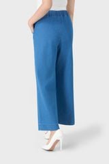 Quần Jean Nữ Ống Rộng Soft-Touch Denim Cao Cấp - Cạp Chun Hack Dáng Thoải Mái