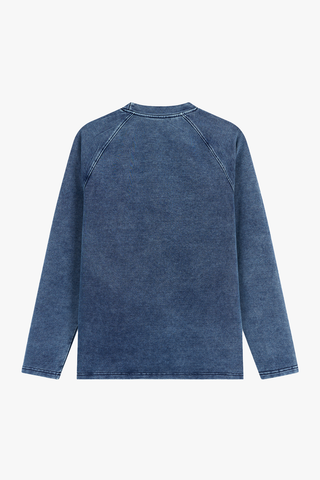 Áo Thun Dài Tay Cotton Denim