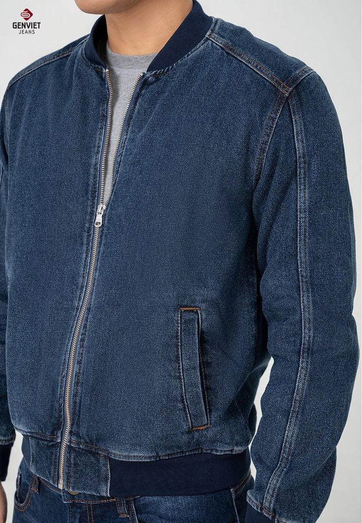 Áo Khoác Jeans 1 Lớp Nam