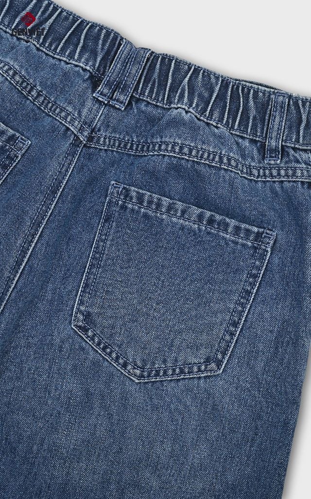 Quần Jeans Nữ Ống Vảy