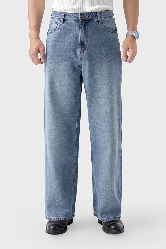 Quần Jean Ống Suông Nam - Trẻ Trung & Năng Động