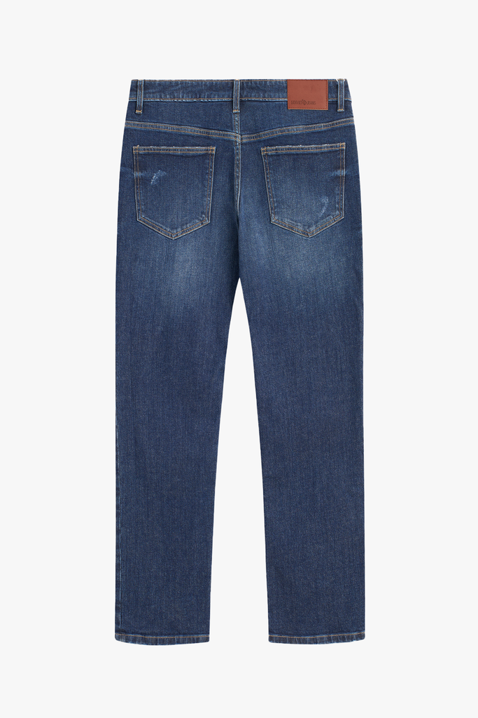 Quần Jean Nam Form Col Đứng - Vải Jeans Chéo Bền Chắc