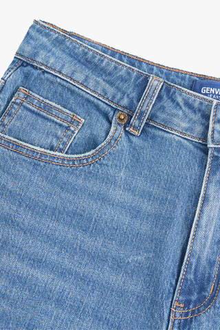 Quần Dài Jeans Nữ Dáng Suông