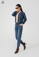 Áo Khoác Jeans Nữ 1 Lớp