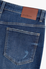 Quần Jean Nam Form Col Đứng - Vải Jeans Chéo Bền Chắc