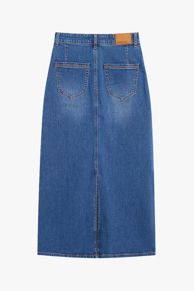 Chân Váy Jean Dài Chữ A - Juyp Jean Midi