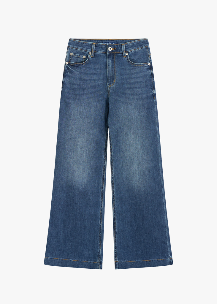 Quần Jean Nữ Form Suông Vảy – Dáng Thon Gọn, Che Khuyết Điểm Tinh Tế