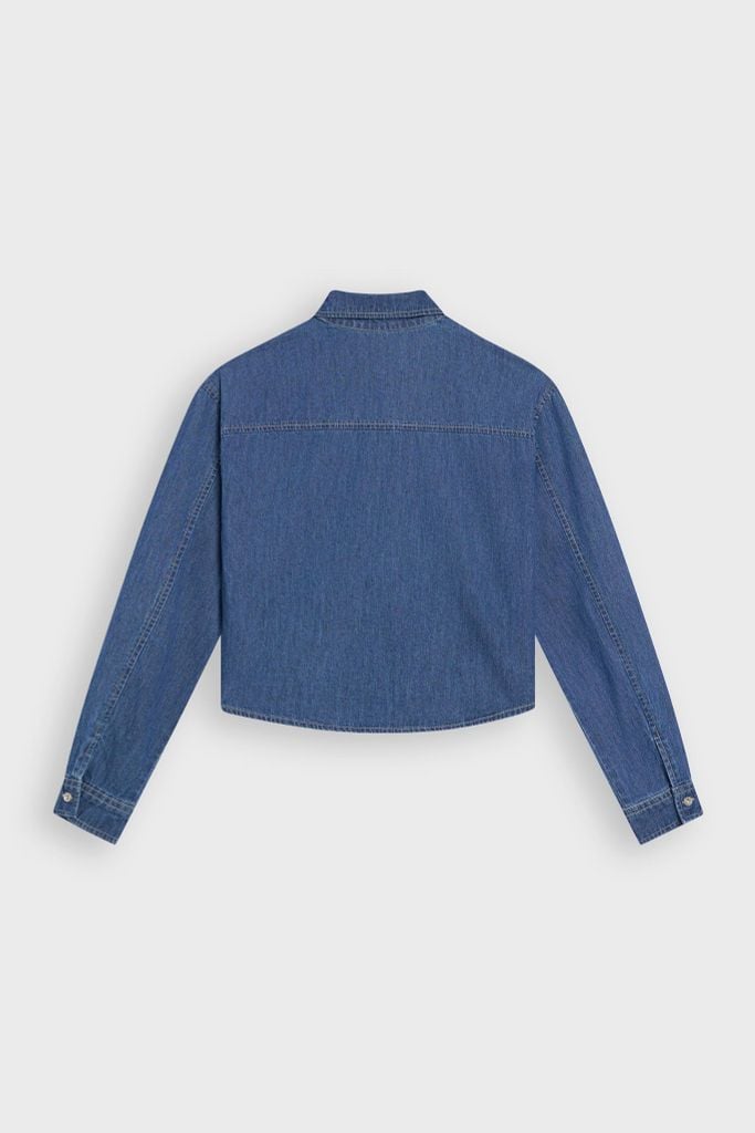 Áo Sơmi Jeans Nữ Dài Tay
