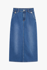 Chân Váy Jean Dài Chữ A - Juyp Jean Midi