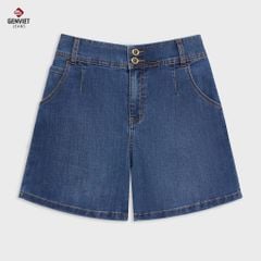 Quần Sooc Jeans Nữ Suông Cạp 2 Cúc - Thời Trang, Tôn Dáng, Dễ Phối