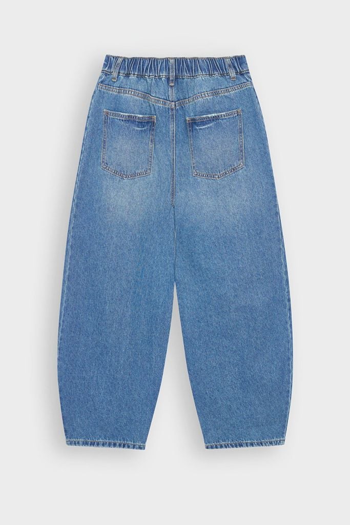 Quần Dài Jeans Nữ Dáng Baggy