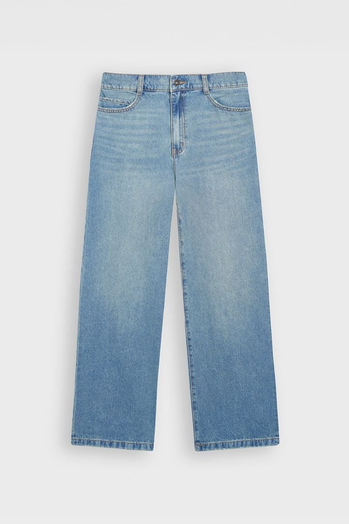 Quần Dài Jeans Nữ Dáng Suông