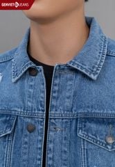 Áo Khoác Jeans 1 Lớp Nam